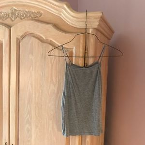 Gray cami top
